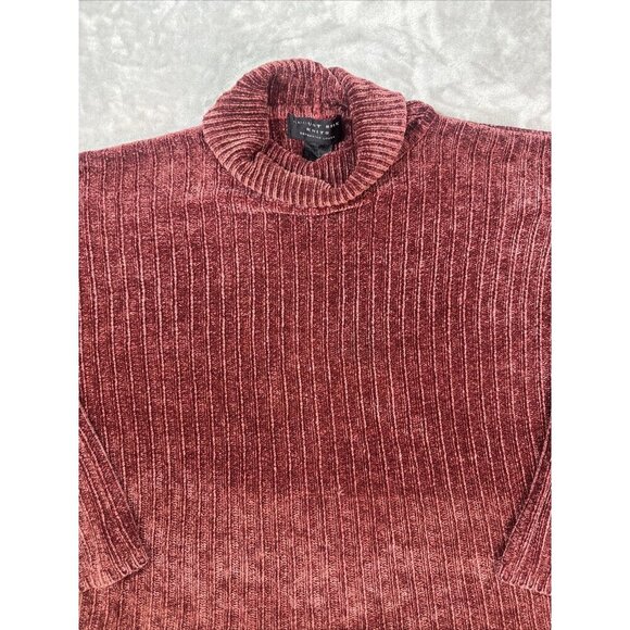 Women’s August Silk Knits Turtle Neck Sweater Catharine Lover Red Size Medium - Picture 8 of 14